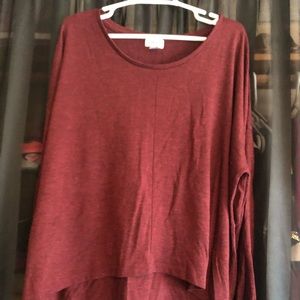 Old Navy maroon long sleeve